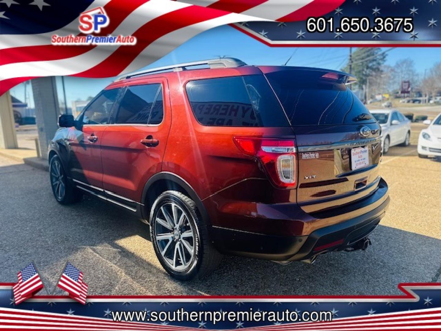 2015 RED FORD EXPLORER XLT (1FM5K7D89FG) , located at 922 W. Beacon St., Philadelphia, MS, 39350, (601) 650-3675, 32.770447, -89.127151 - Photo#3